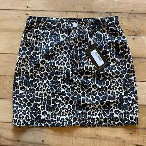 Cheetah skirt